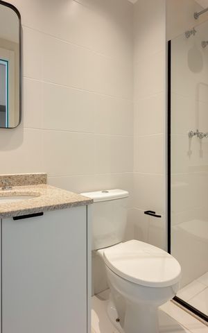 Studio à venda com 30m², 1 quarto e sem vaga Studio à venda com 30m², 1 quarto e sem vagaBanheiro