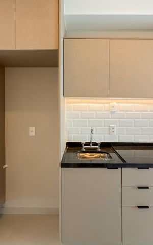 Studio à venda com 30m², 1 quarto e sem vaga Studio à venda com 30m², 1 quarto e sem vagaCozinha