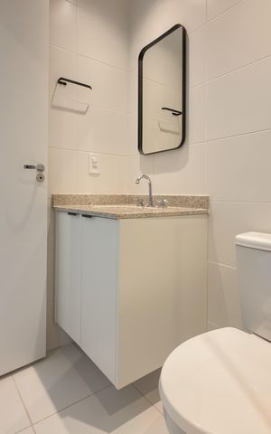 Studio à venda com 30m², 1 quarto e sem vaga Studio à venda com 30m², 1 quarto e sem vagaBanheiro