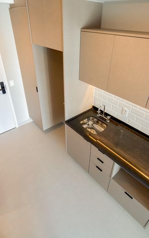 Studio à venda com 30m², 1 quarto e sem vaga Studio à venda com 30m², 1 quarto e sem vagaCozinha