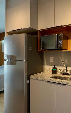 Studio à venda com 26m², 1 quarto e sem vaga Studio à venda com 26m², 1 quarto e sem vagaCozinha
