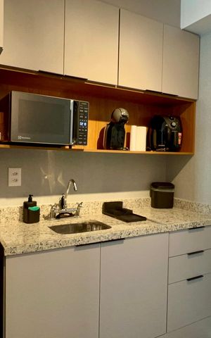 Studio à venda com 26m², 1 quarto e sem vaga Studio à venda com 26m², 1 quarto e sem vagaCozinha