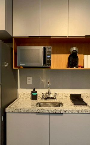 Studio à venda com 26m², 1 quarto e sem vaga Studio à venda com 26m², 1 quarto e sem vagaCozinha