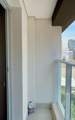 Studio à venda com 26m², 1 quarto e sem vaga Studio à venda com 26m², 1 quarto e sem vagaVaranda