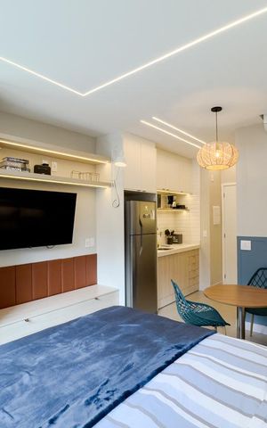 Studio à venda com 33m², 1 quarto e sem vagaStudio