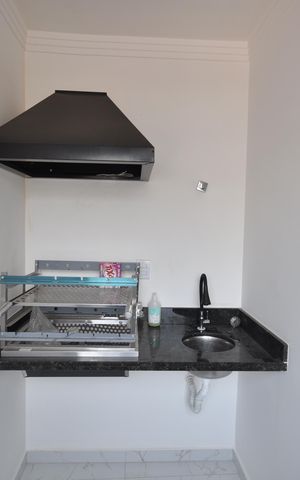 Apartamento à venda com 45m², 2 quartos e 1 vagaSacada Gourmet