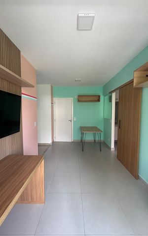 Apartamento à venda com 40m², 1 quarto e 1 vaga