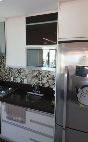 Apartamento à venda com 73m², 2 quartos e 1 vagaCozinha e Área de Serviço