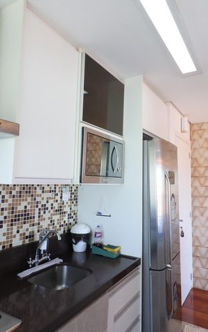 Apartamento à venda com 73m², 2 quartos e 1 vagaCozinha e Área de Serviço