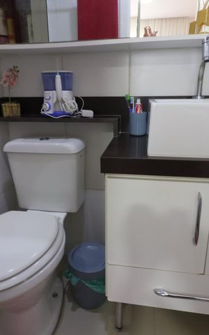 Apartamento à venda com 73m², 2 quartos e 1 vagaBanheiro da Suíte 1