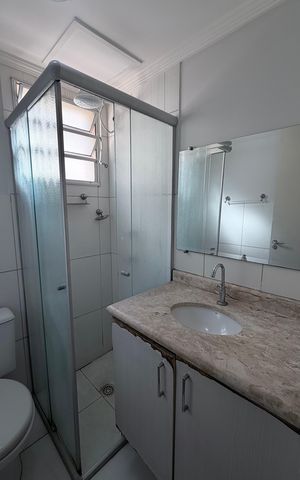 Apartamento à venda com 48m², 2 quartos e 1 vaga Apartamento à venda com 48m², 2 quartos e 1 vagaBanheiro da Suíte