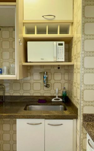 Apartamento para alugar com 40m², 1 quarto e 2 vagas Apartamento para alugar com 40m², 1 quarto e 2 vagasCozinha