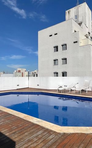 Apartamento para alugar com 40m², 1 quarto e 2 vagas Apartamento para alugar com 40m², 1 quarto e 2 vagasPiscina