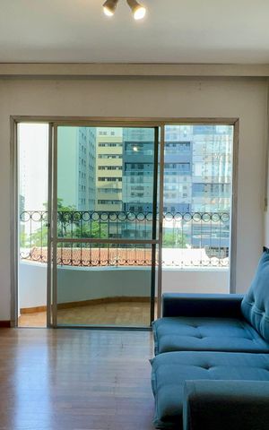Apartamento para alugar com 40m², 1 quarto e 2 vagas Apartamento para alugar com 40m², 1 quarto e 2 vagasSala de TV