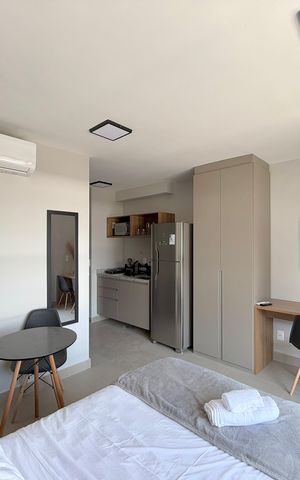 Studio para alugar com 24m², 1 quarto e sem vaga Studio para alugar com 24m², 1 quarto e sem vagaStudio
