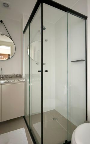 Studio para alugar com 24m², 1 quarto e sem vaga Studio para alugar com 24m², 1 quarto e sem vagaBanheiro
