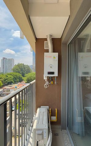 Studio para alugar com 24m², 1 quarto e sem vaga Studio para alugar com 24m², 1 quarto e sem vagaSacada