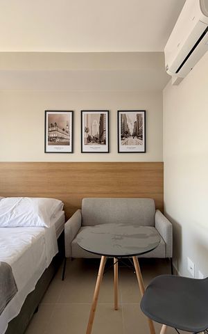 Studio para alugar com 24m², 1 quarto e sem vaga Studio para alugar com 24m², 1 quarto e sem vagaStudio