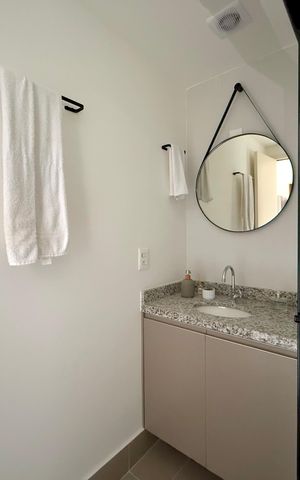 Studio para alugar com 24m², 1 quarto e sem vaga Studio para alugar com 24m², 1 quarto e sem vagaBanheiro