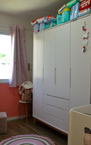 Apartamento para alugar com 58m², 2 quartos e 1 vagaQuarto 2 