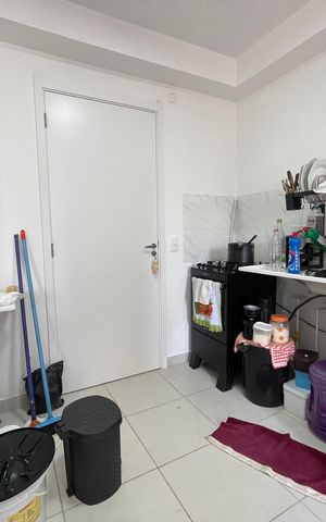 Apartamento à venda com 33m², 2 quartos e sem vaga Apartamento à venda com 33m², 2 quartos e sem vagaSala/Cozinha