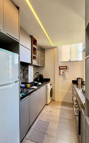 Apartamento à venda com 60m², 2 quartos e 1 vaga