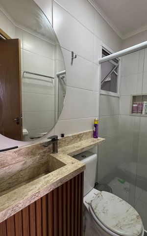 Apartamento à venda com 51m², 2 quartos e 1 vaga Apartamento à venda com 51m², 2 quartos e 1 vagaBanheiro