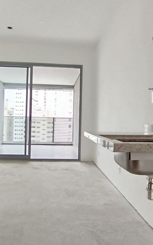 Studio à venda com 29m², 1 quarto e 1 vaga