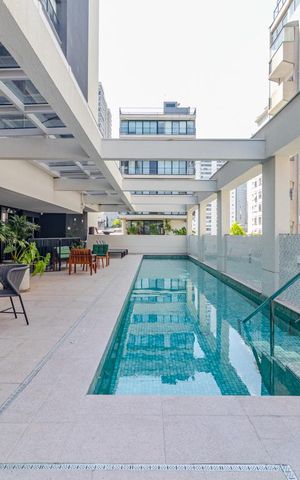 Apartamento à venda com 33m², 1 quarto e 1 vagaÁrea comum - Piscina