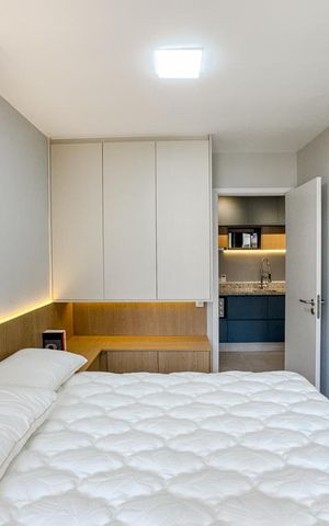 Apartamento à venda com 33m², 1 quarto e 1 vagaQuarto