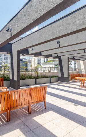 Apartamento à venda com 33m², 1 quarto e 1 vagaÁrea comum - Rooftop
