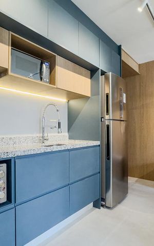 Apartamento à venda com 33m², 1 quarto e 1 vagaCozinha