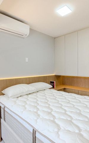 Apartamento à venda com 33m², 1 quarto e 1 vagaQuarto