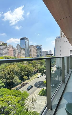 Studio para alugar com 50m², 1 quarto e 1 vaga Studio para alugar com 50m², 1 quarto e 1 vagaVaranda