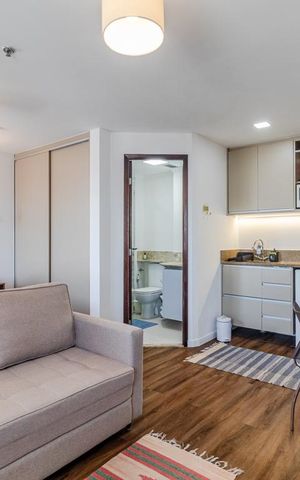 Studio à venda com 26m², 1 quarto e 1 vagaStudio
