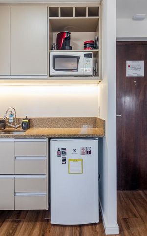 Studio à venda com 26m², 1 quarto e 1 vagaStudio