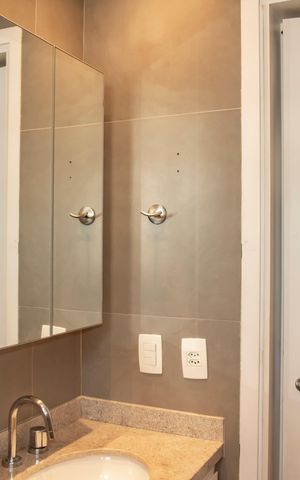 Apartamento à venda com 63m², 1 quarto e 1 vagaBanheiro da Suíte