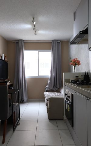 Apartamento à venda com 34m², 2 quartos e sem vagaSala