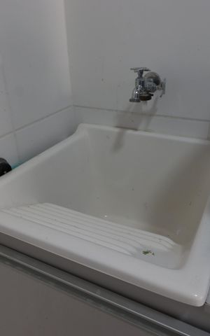 Apartamento à venda com 34m², 2 quartos e sem vagaCozinha - detalhe tanque