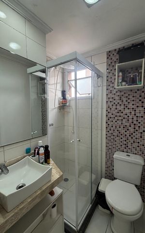 Apartamento à venda com 52m², 2 quartos e 1 vaga Apartamento à venda com 52m², 2 quartos e 1 vagaBanheiro