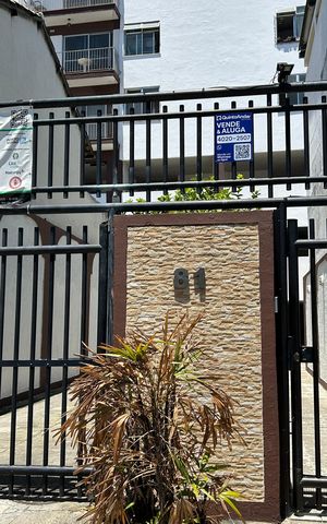 Apartamento para alugar com 66m², 2 quartos e 1 vagaFachada + plaquinha