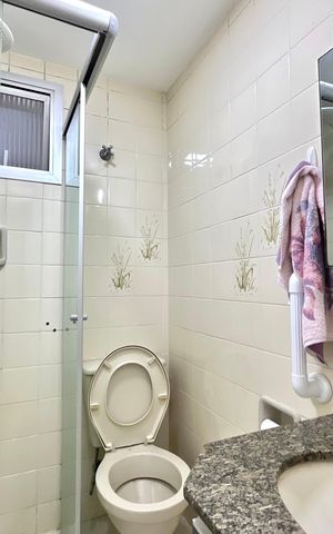 Apartamento à venda com 61m², 2 quartos e 1 vaga Apartamento à venda com 61m², 2 quartos e 1 vagaBanheiro Corredor