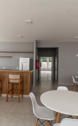 Apartamento para alugar com 40m², 2 quartos e 1 vaga Apartamento para alugar com 40m², 2 quartos e 1 vagaÁrea comum - Salão de festas