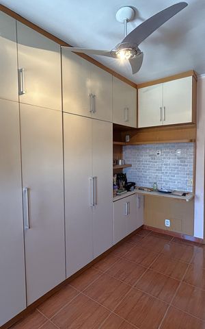 Apartamento à venda com 62m², 1 quarto e 1 vagaQuarto
