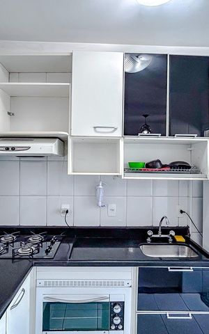 Apartamento à venda com 48m², 1 quarto e 1 vagaCozinha - Armários