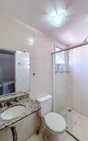 Apartamento à venda com 48m², 1 quarto e 1 vagaBanheiro