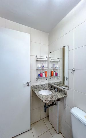 Apartamento à venda com 48m², 1 quarto e 1 vagaBanheiro