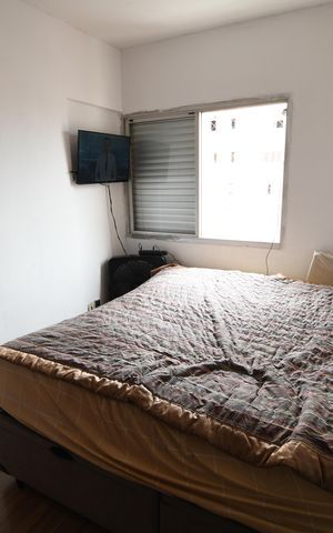Apartamento à venda com 55m², 1 quarto e 1 vagaQuarto