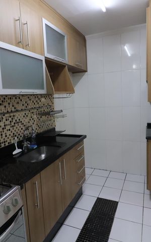 Apartamento à venda com 60m², 2 quartos e 1 vagaCozinha e Área de Serviço