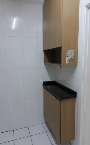 Apartamento à venda com 60m², 2 quartos e 1 vagaCozinha e Área de Serviço